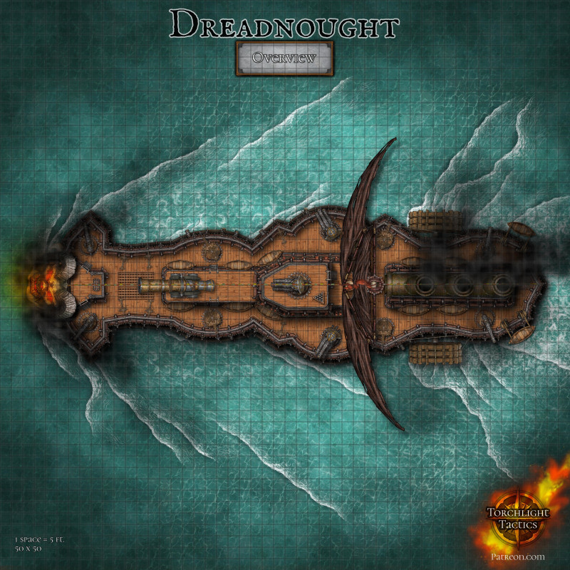 Dreadnought [50 x 50] (Grid)