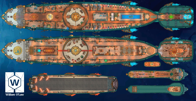 The Nautilus final update - Airship and Dungeon versions to commemorate my Patreon's 3rd annyversary!