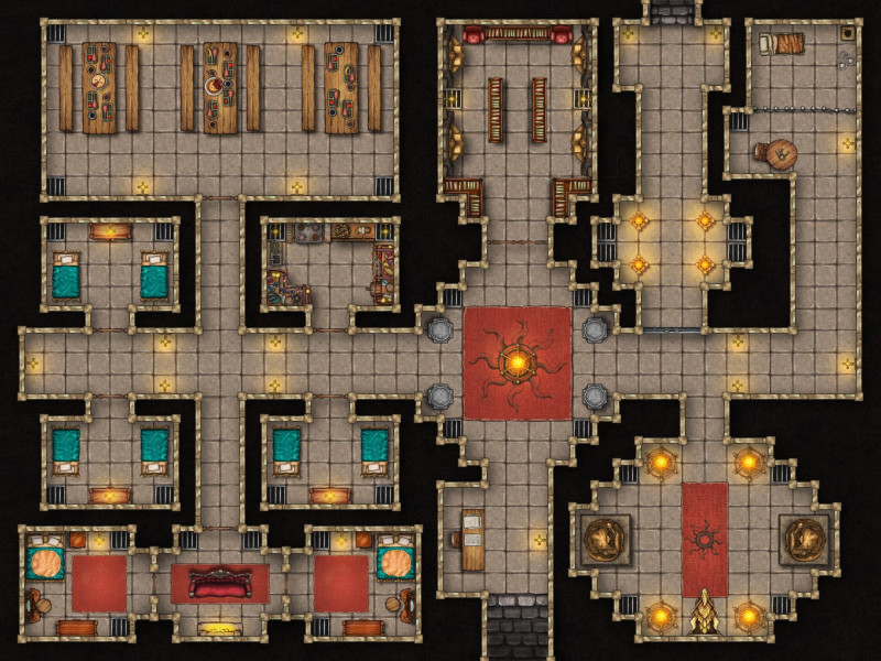 [OC] [35x27] The Gilded Seal - second level