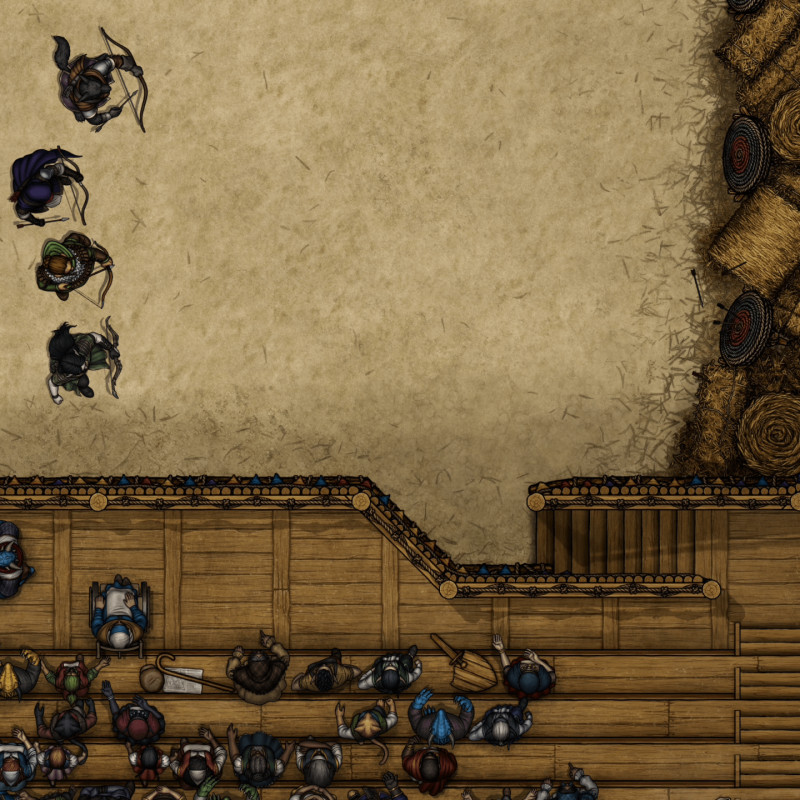 [OC] Jousting Arena 50x18 by Forgotten Adventures