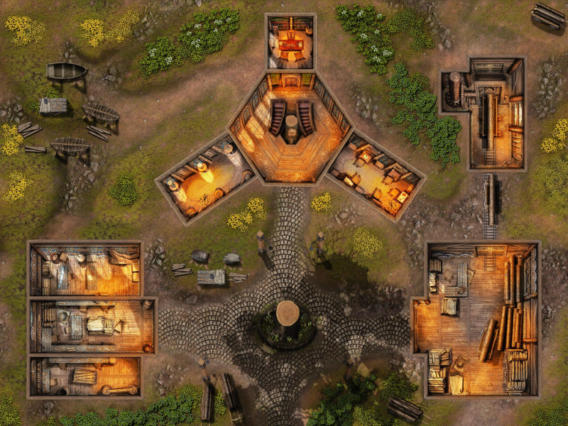 Carpenter's Guildhall Map | 40x30