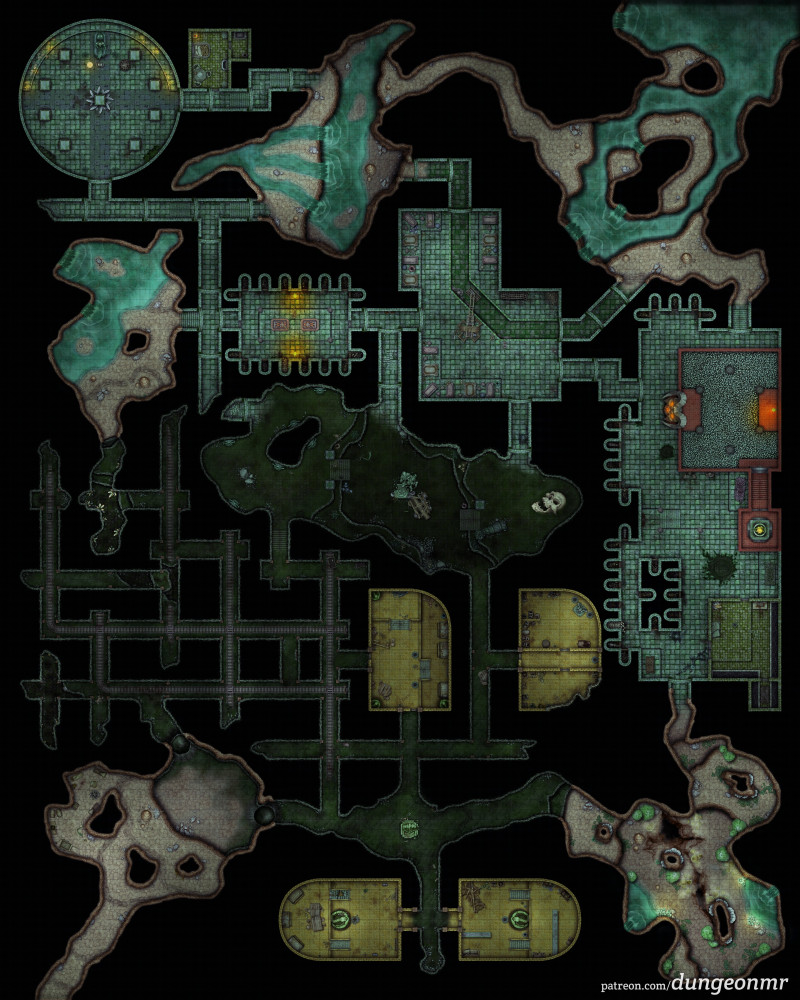 Wave Echo Cave Reimagined — The Resting Drift (80x100) | Lost Mines of Barovia