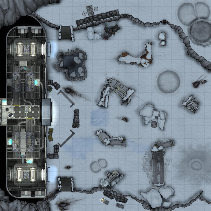 Crashsite on a frozen planet [32x32, 140px]