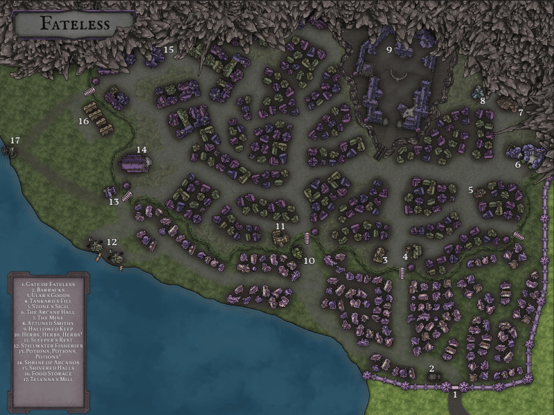 Updated Maps for my DND Campaign