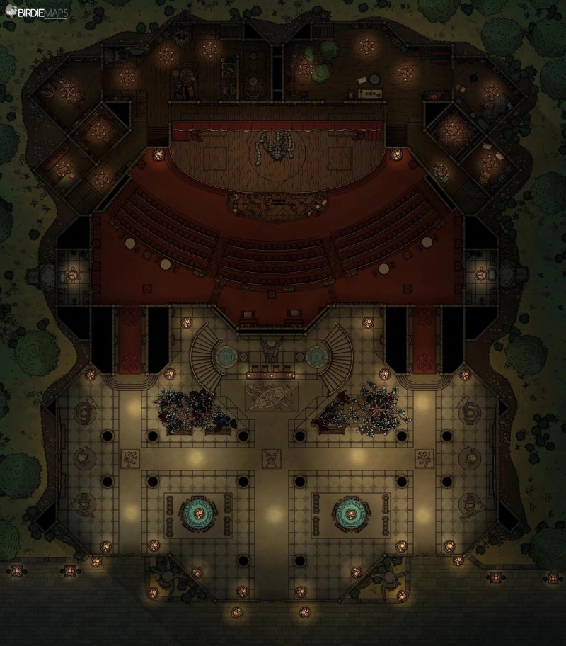 Theatre + burning variant - [60x68]