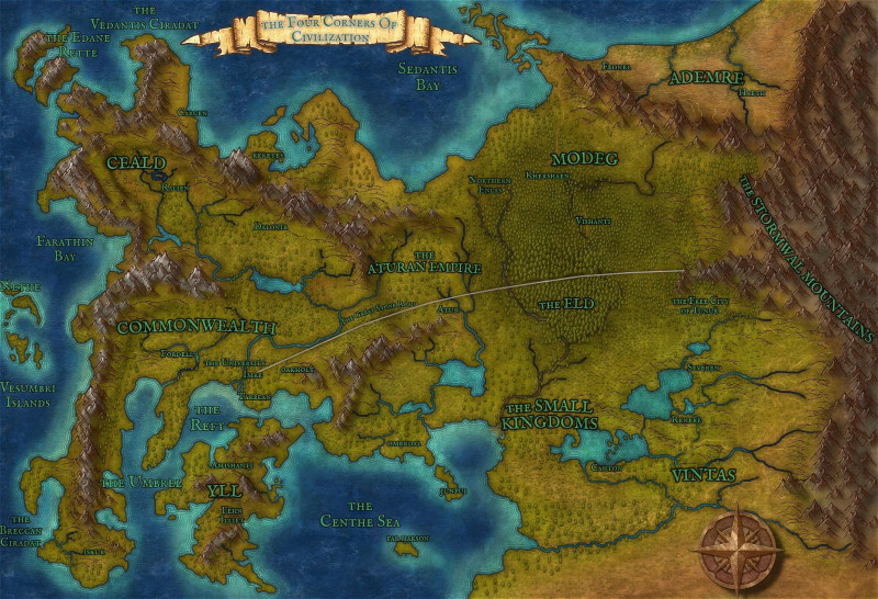 The Four Corners Of Civilization (King Killer Chronicles) -Finished Link Below