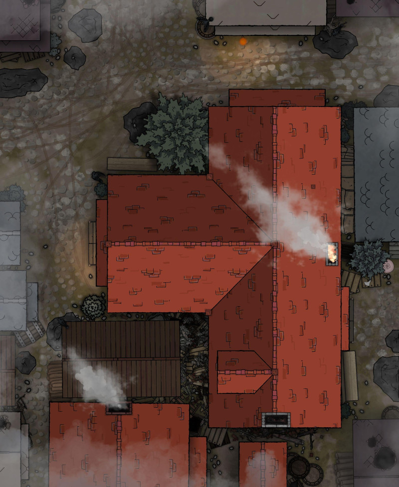 Bildrath's Mercantile [Curse of Strahd] — Free Battlemap [18x22]