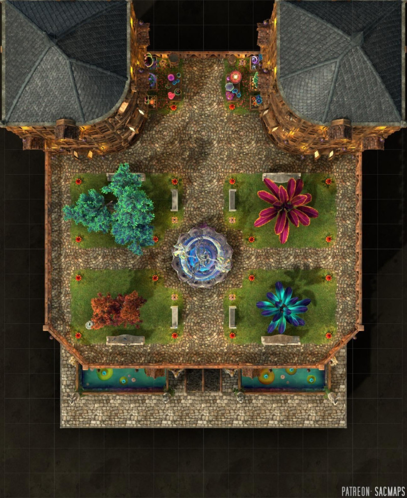Your party needs a break. Here an educational establishment for them to gatecrash with a hearty 'Hi, fellow kids!' STUDENT WIZARD HALLS (18x22 Multilevel, free day & night maps plus hundreds more!)