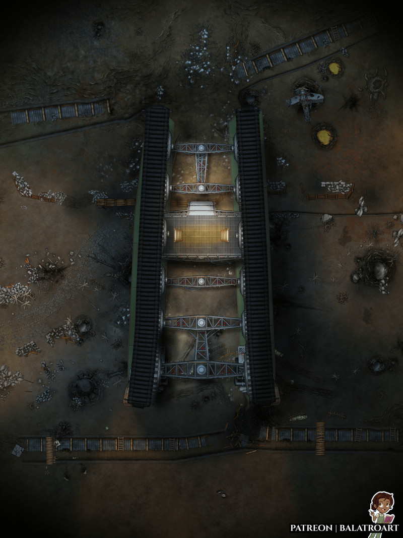 The great tank fortress is a monster on the battlefield- A mobile bastion claiming dominion over whatever region it storms through.