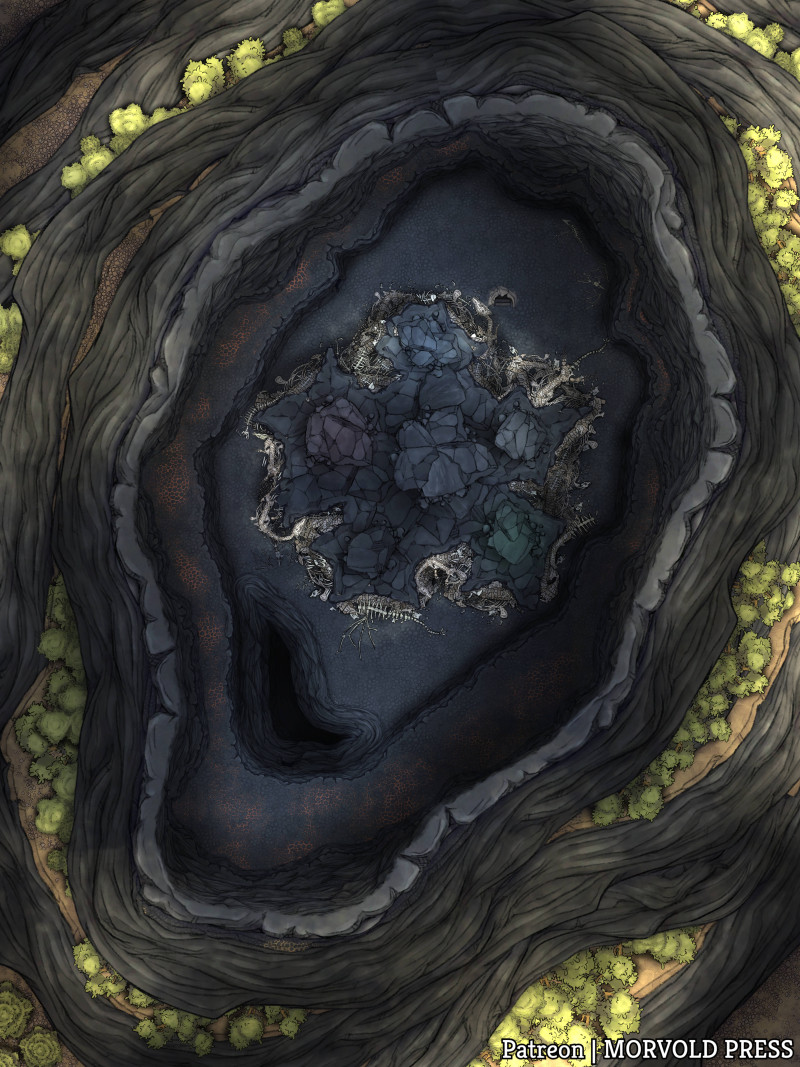 Well of Dragons | Caldera & Lava Tubes [180 x 240]