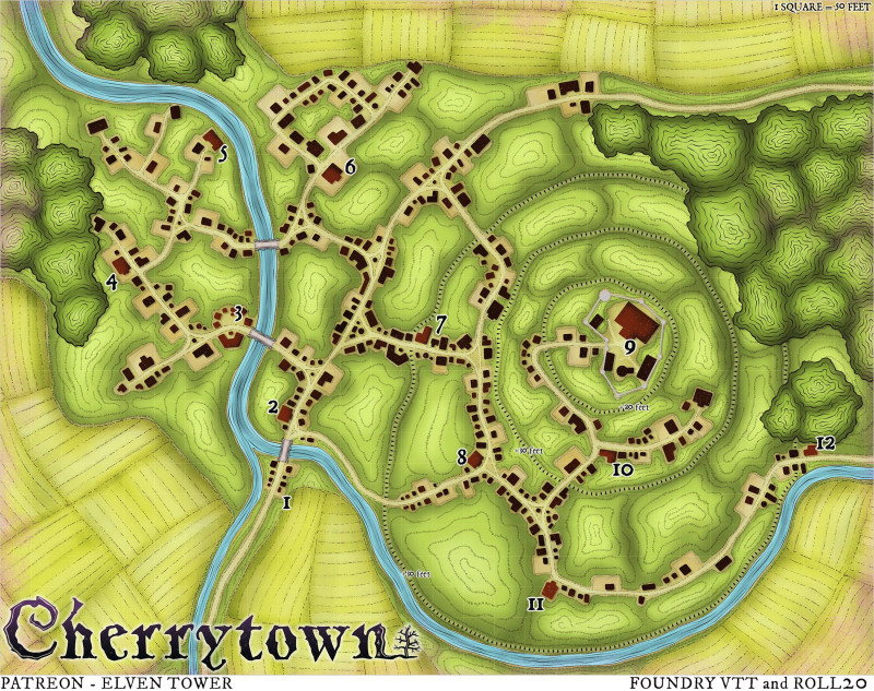 Cherrytown --- A calm place to live. Lots of farmland, hills, and cherries!