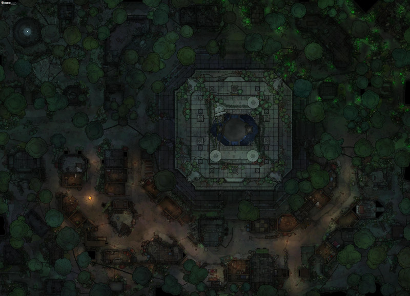 Ancient City Temple - [90x65]