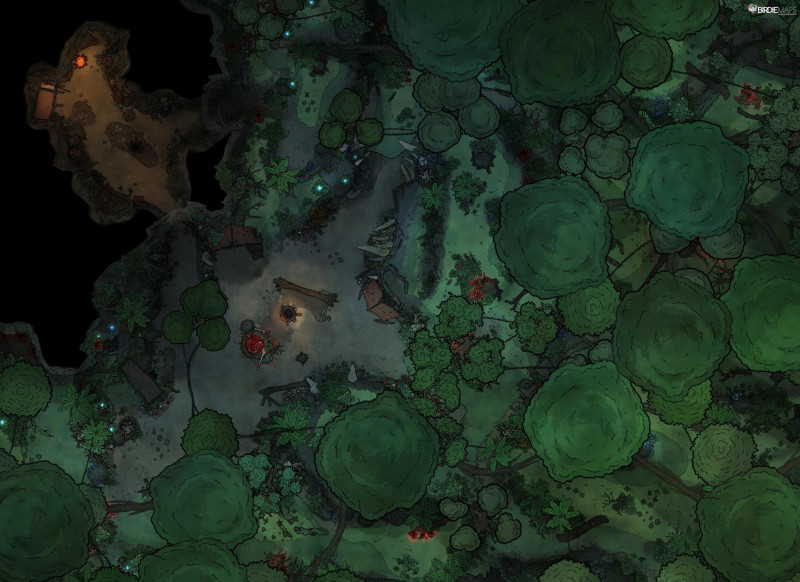 Jungle Ettin Lair [55x40]