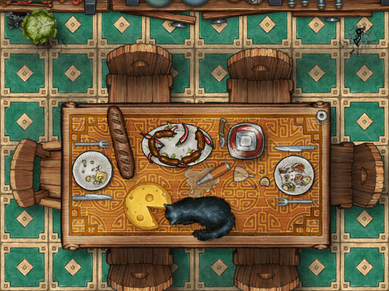 Steal the cheese. Don’t wake the cat.