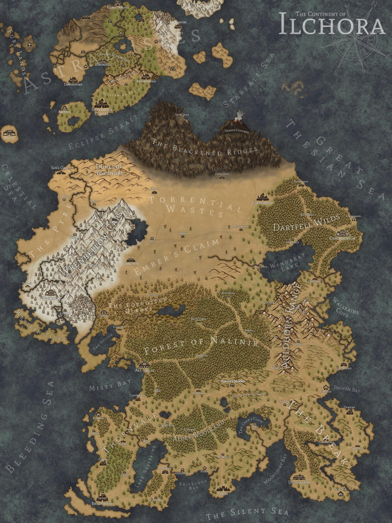 Ilchora, the Continent void of Magic