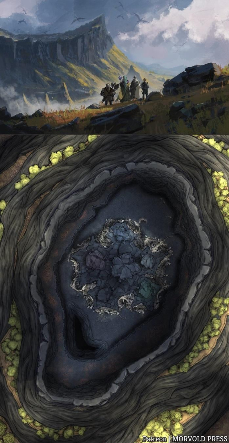Well of Dragons | Caldera & Lava Tubes [180 x 240]