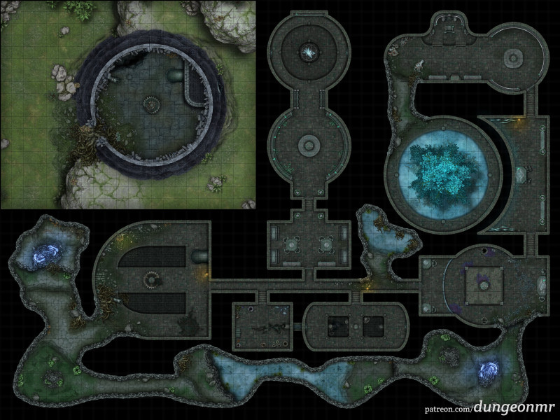 Ancient Array — Ancient Arcane Research Facility (48x36)