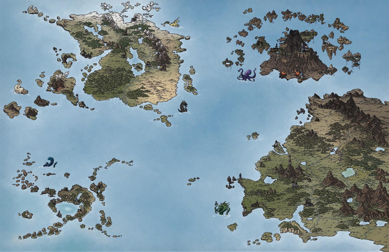 Katharsis - Hand drawn fantasy world