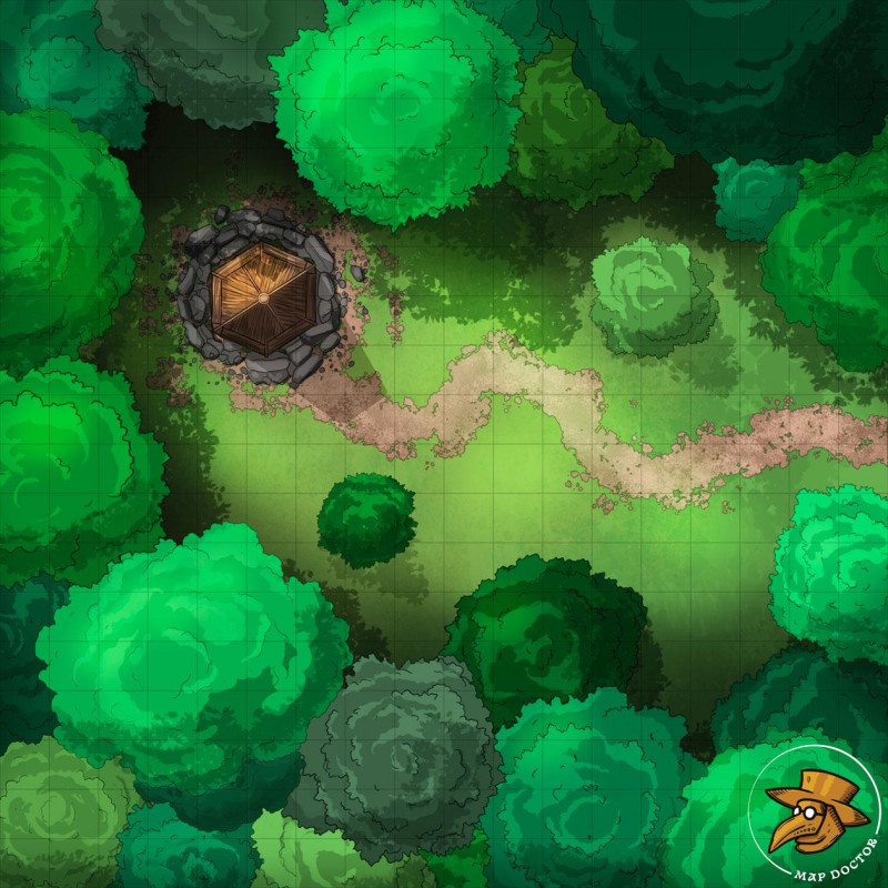 Forest Shrine [18x18]