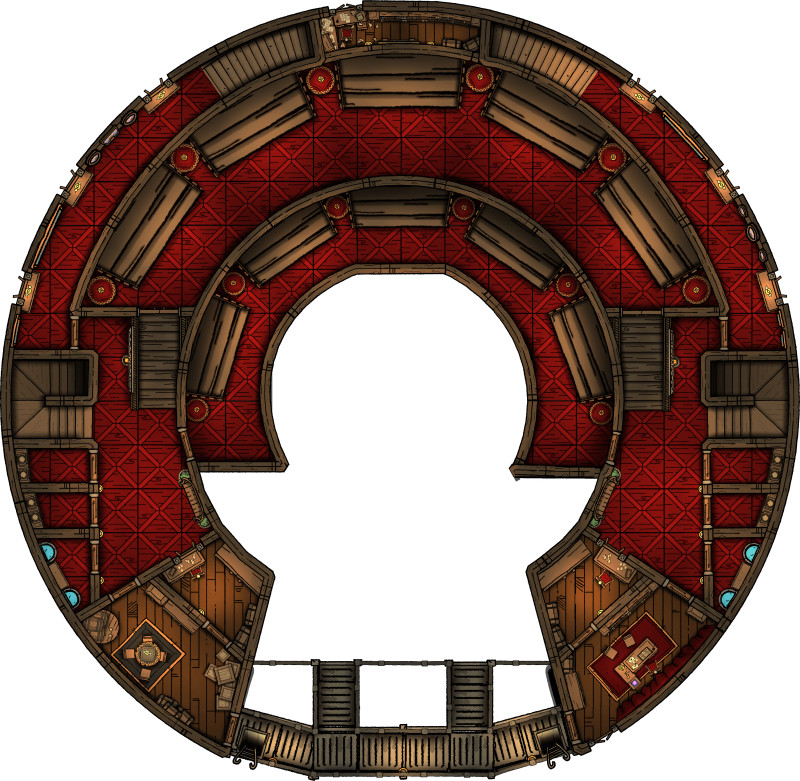 Bard's College Campus - Classrooms, Theater, Shops [120 x 110]