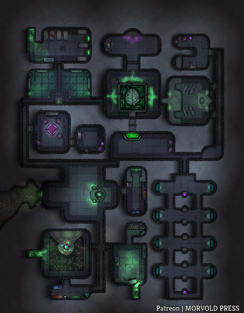 Mind Flayer Lair | Illithinoch [35 x 45]