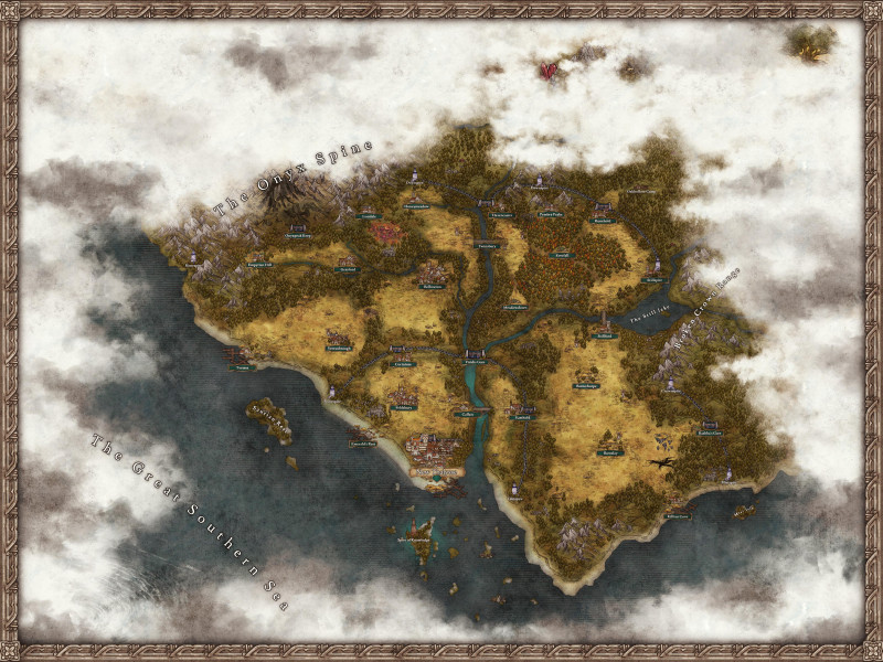 Stranded colony of New Thalysse - Regional map