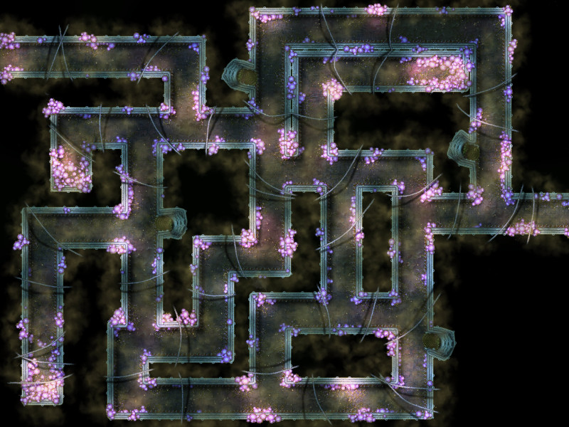 Alien God / Eldritch Horror Chamber + Alien Maze (Clonable/Full res. in description)