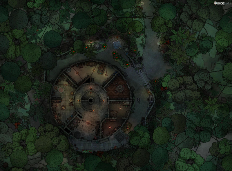Jungle Tower [46x34]