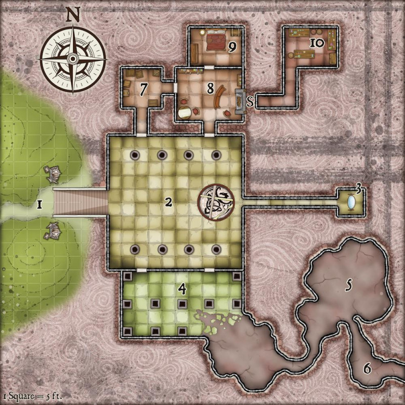 Map 261 - The Mirror Temple - Dungeon