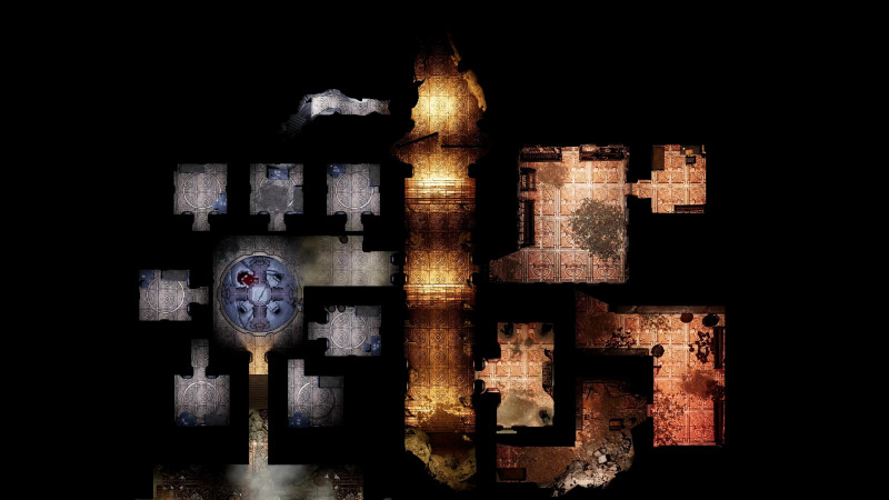 Phandelver and Below: The Shattered Obelisk - Talhundereth static and animated battlemap