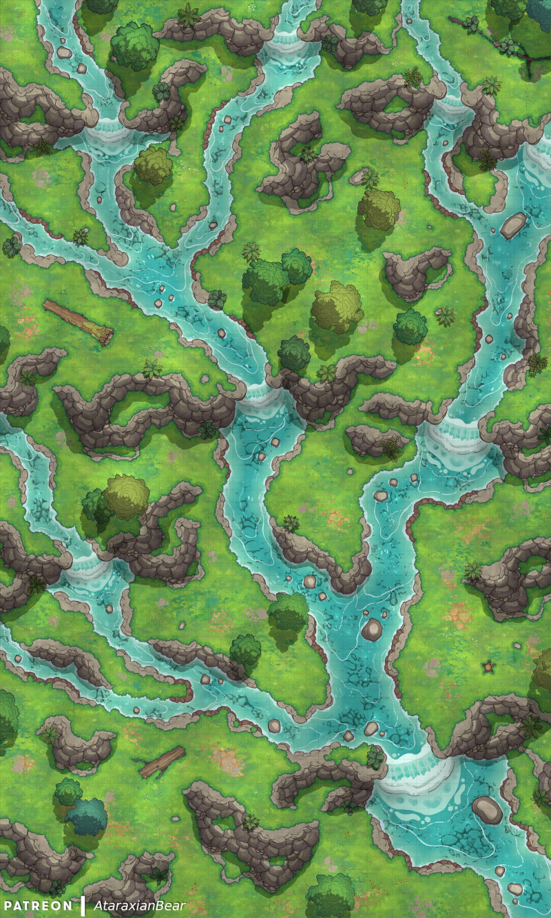 A large river encounter [45x75]