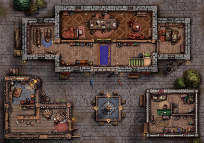 Town Hall Square [50x35] - 3 unique variations