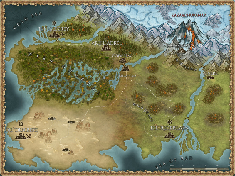 [OC] [Art] Regional map commission I finished up this week.