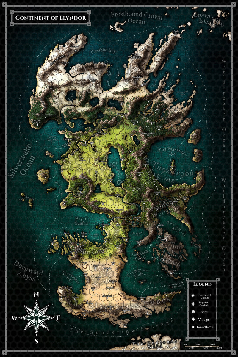 Campaign Continental Map