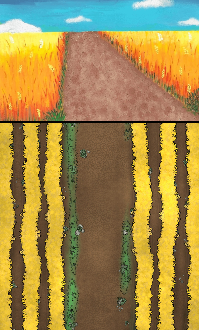 [26x30] Wheat Field Path