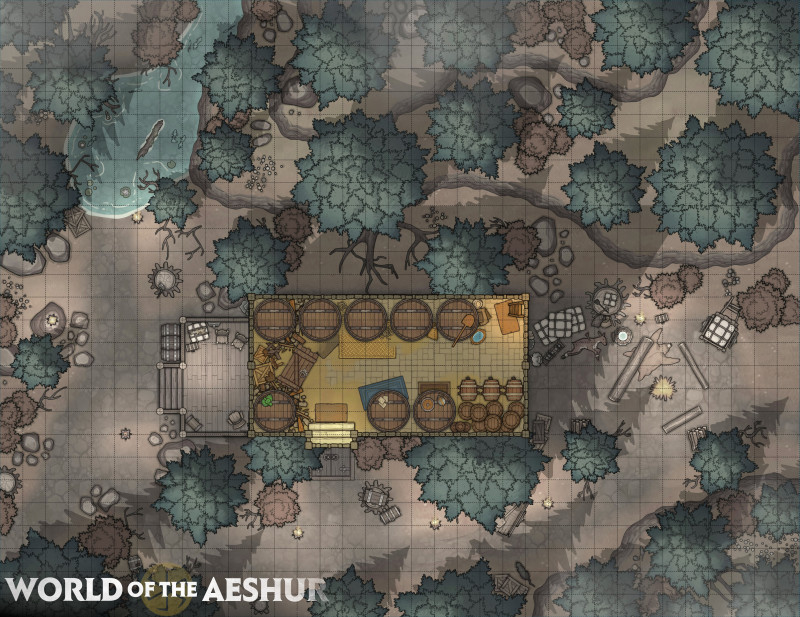 An autumn inn - [35x27]