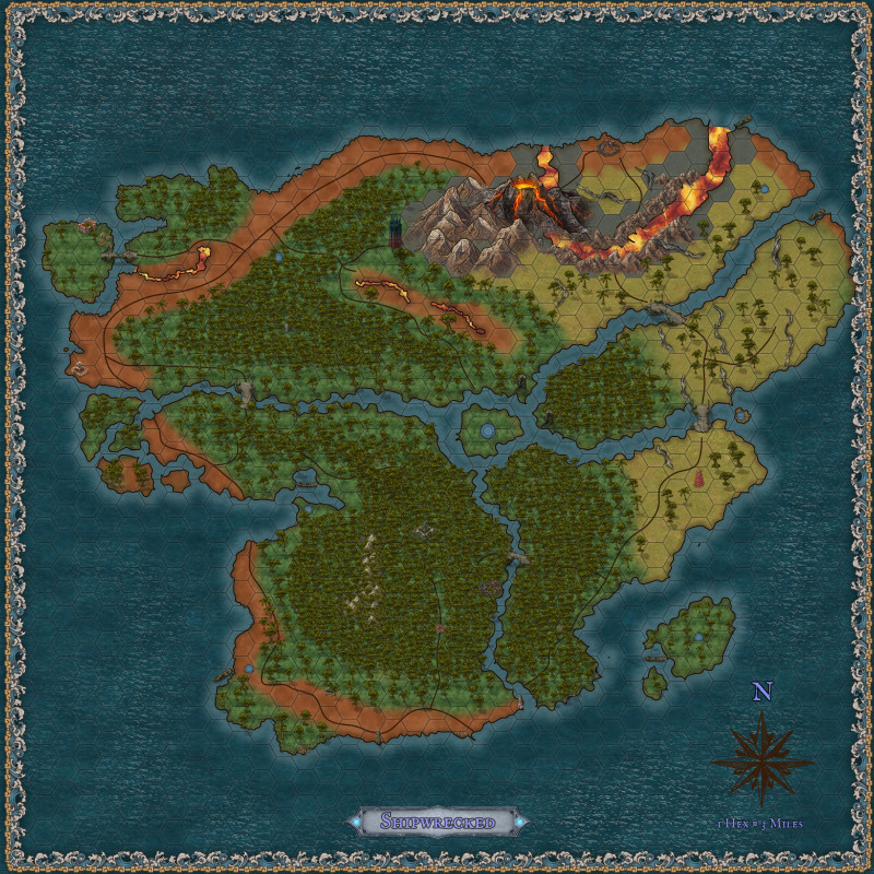 Island Map for my Survival Campaign