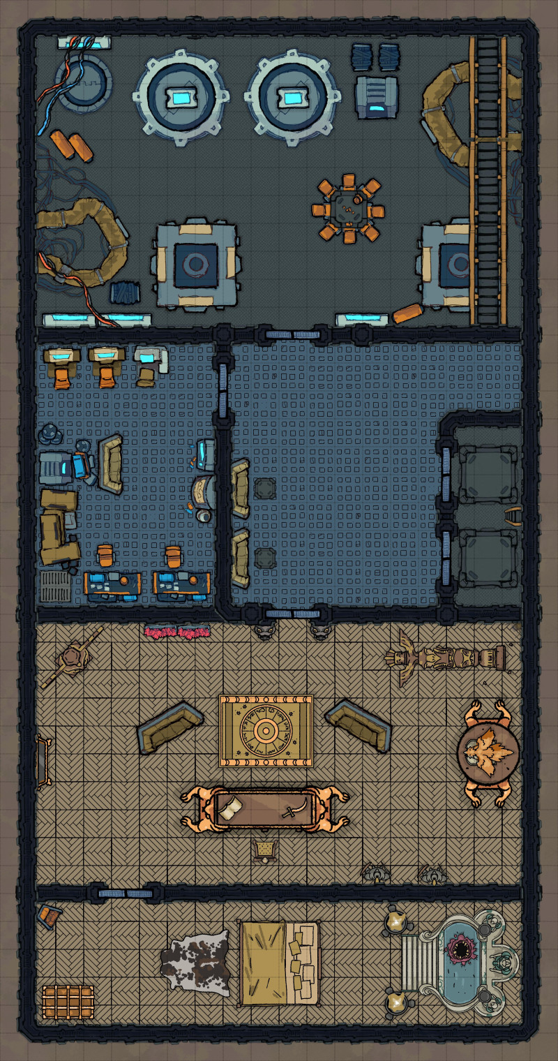 [40x20] Sci-Fi outpost + Japes