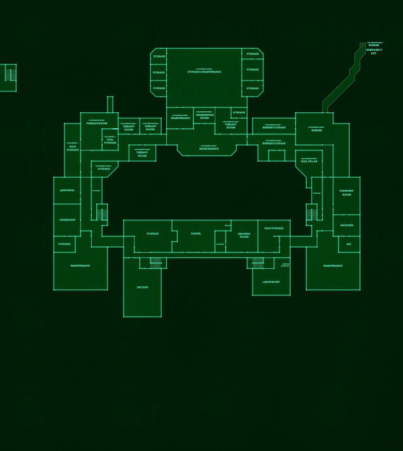 They do their experiments only at night, but you better not roam the Asylum halls when they do... a day at the Asylum - modern / active experiment variant [75x86]