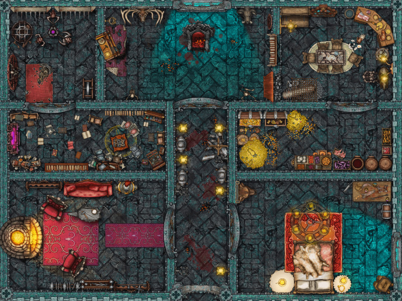 Home Lich Home | Story-Driven Lich Battlemap