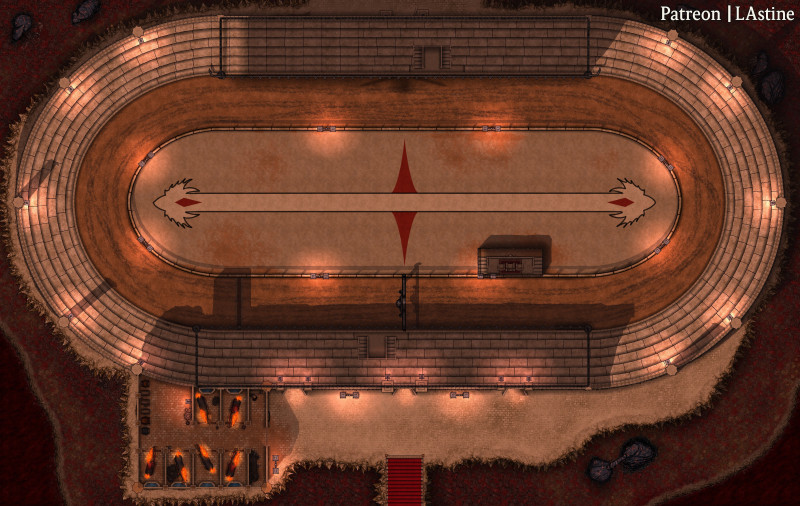 Alabaster Racetrack & Stables [87x55]