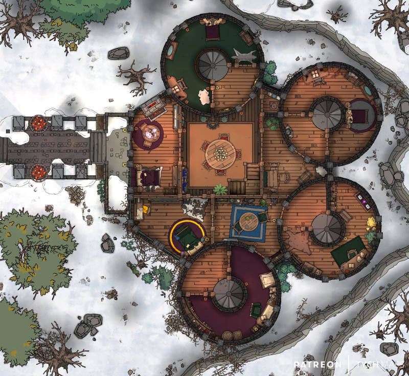 Mirt's Mansion - Waterdeep [25x23]