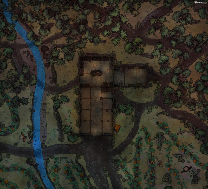 Scarecrow Barn - [55x50]