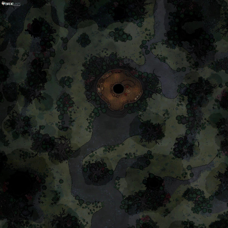 Squirrel Hideout [40x40]