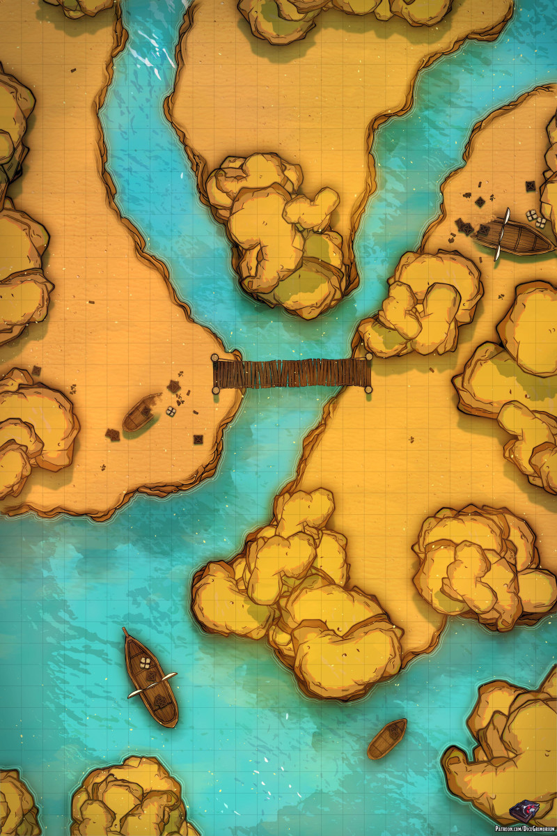 Desert Coast Battle Map 26x39