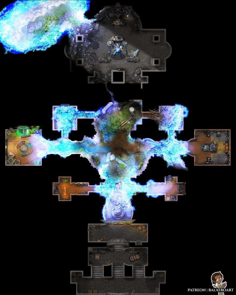 When you delved into the hidden dungeon below the academy you realized It wasn't the academy that had changed after the pulse- but you- transported into the far future.