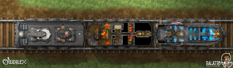 The Sanroko-II Fortress Train will cross the entire world, with stations in every nation there is. Some say that when the last spike is hammered the reign of monsters will end forever.