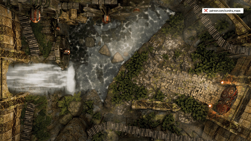 Tomb Entrance [Animated Battle Map] [32x18]