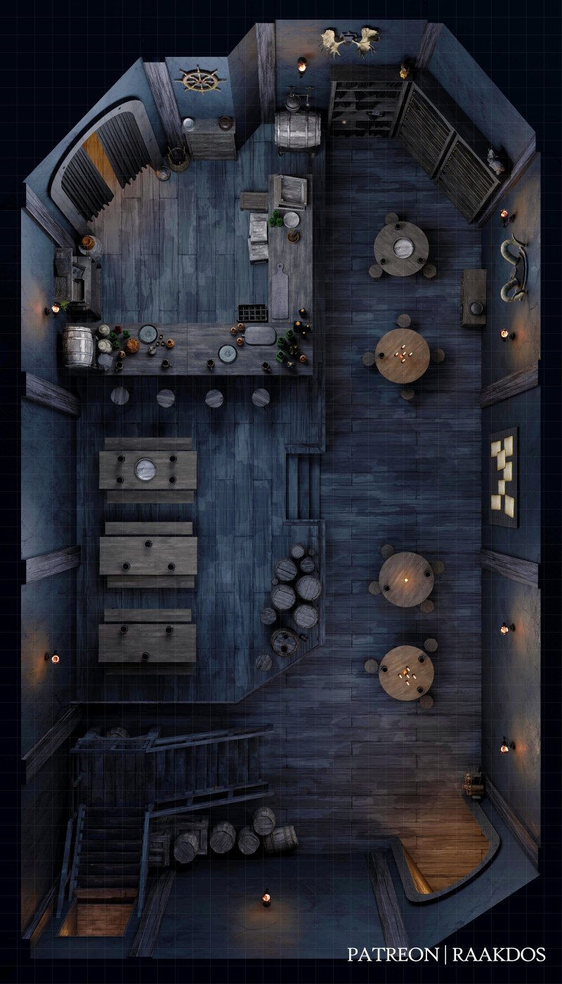 Moonlit Barrel 32x56