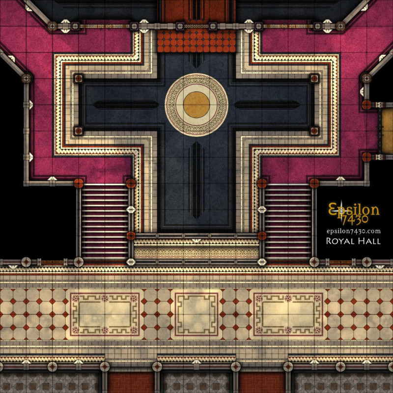Inspired Royal Hall Map | Epsilon7430